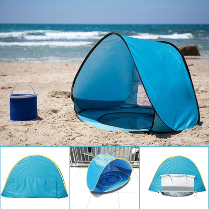 UV-beschermende strandtent met geïntegreerd baby-pootjebadje – Schattenplitsch