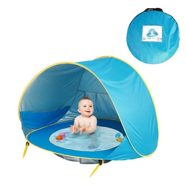 UV-beschermende strandtent met geïntegreerd baby-pootjebadje – Schattenplitsch