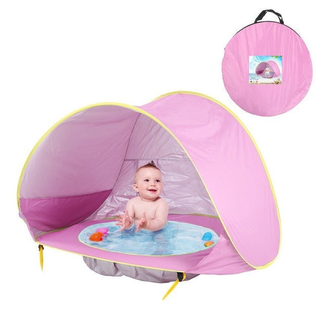 UV-beschermende strandtent met geïntegreerd baby-pootjebadje – Schattenplitsch