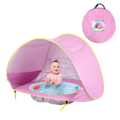 UV-beschermende strandtent met geïntegreerd baby-pootjebadje – Schattenplitsch