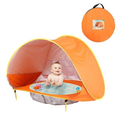 UV-beschermende strandtent met geïntegreerd baby-pootjebadje – Schattenplitsch
