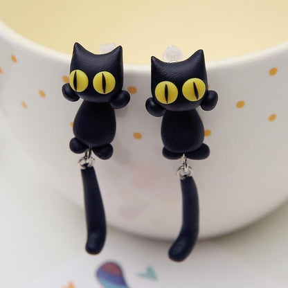 Schattige Kattenpoot Oorbellen - Purrfect Paws