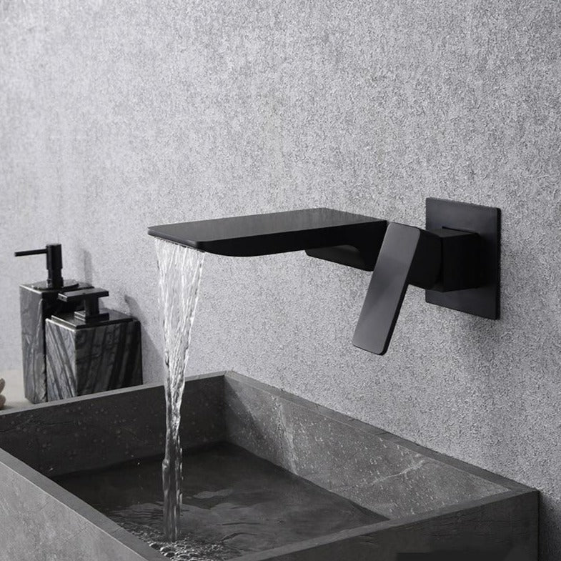 Sensor Wandkraan met Watervaluitloop – Fluxis