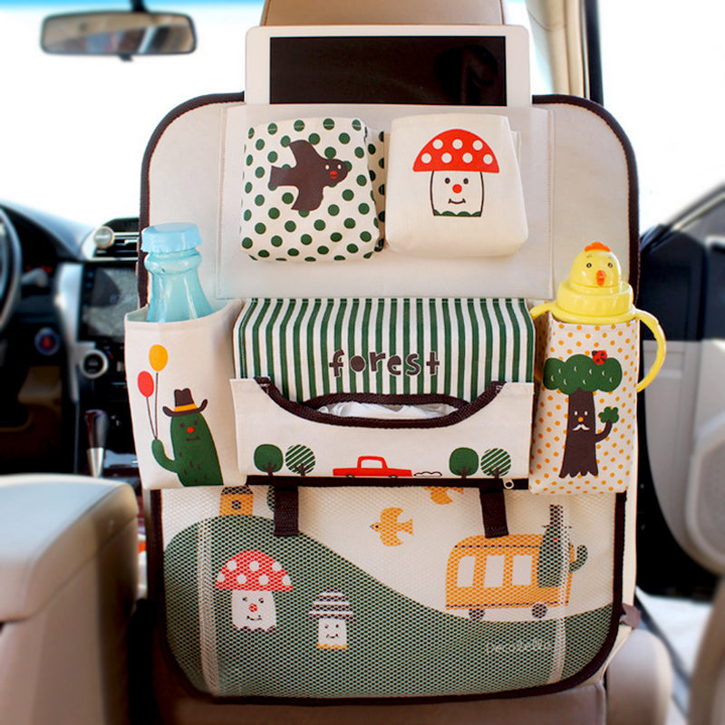 Auto-organizer voor kinderen met tablet- en fleshouder – Rückenbuddy (Koop 1, krijg 1 gratis)