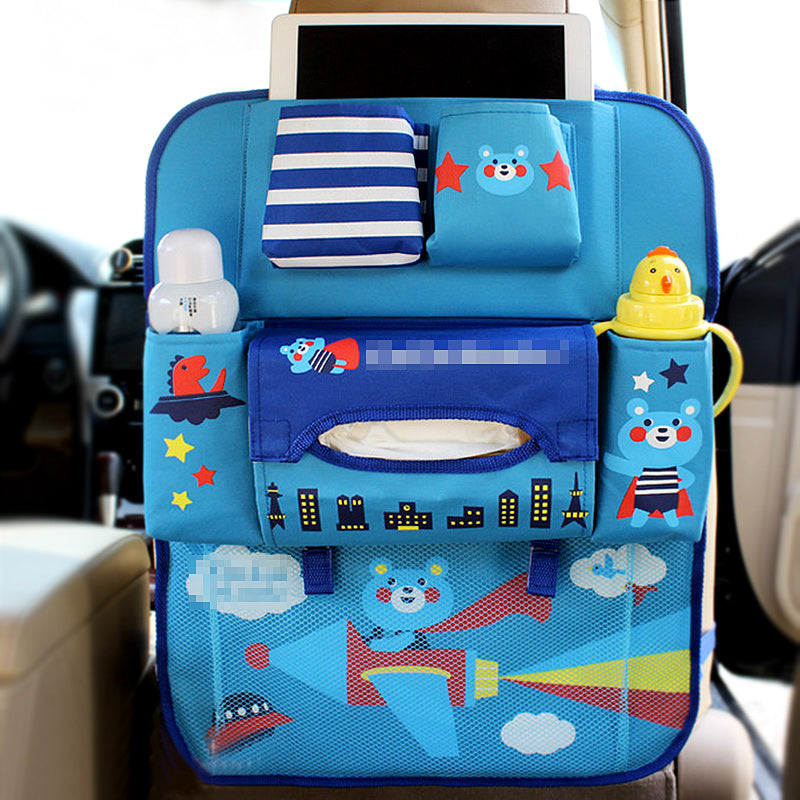 Auto-organizer voor kinderen met tablet- en fleshouder – Rückenbuddy (Koop 1, krijg 1 gratis)
