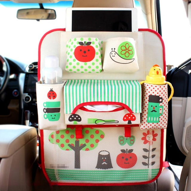 Auto-organizer voor kinderen met tablet- en fleshouder – Rückenbuddy (Koop 1, krijg 1 gratis)