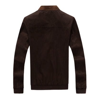 Lichte heren bomber overgangsjas in vintage-look – Adrian