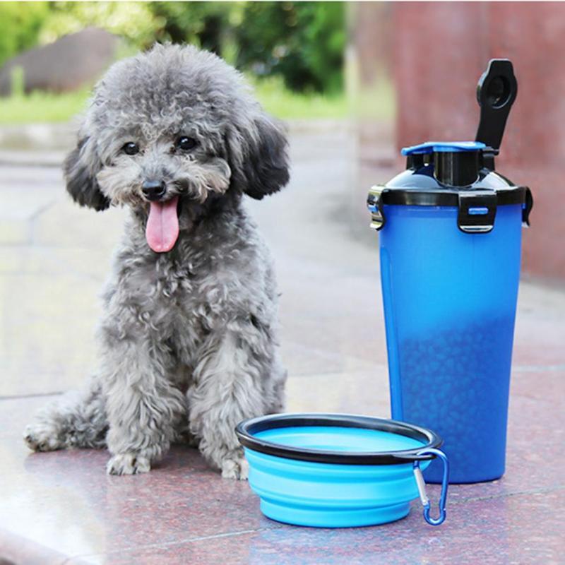 2-in-1 Reiscup met Voerbak - PawBuddy™