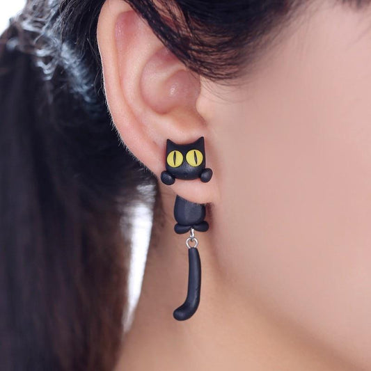 Schattige Kattenpoot Oorbellen - Purrfect Paws