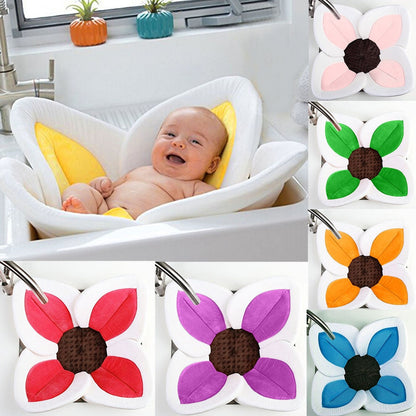 Zacht babybadje met bloemetjes voor de wastafel of op reis – Knuffelbloem