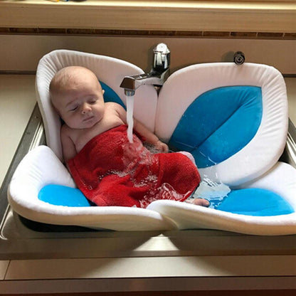 Zacht babybadje met bloemetjes voor de wastafel of op reis – Knuffelbloem