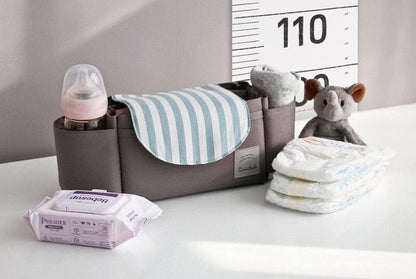 Praktische kinderwagentas met variabele vakindeling – luierorganizer