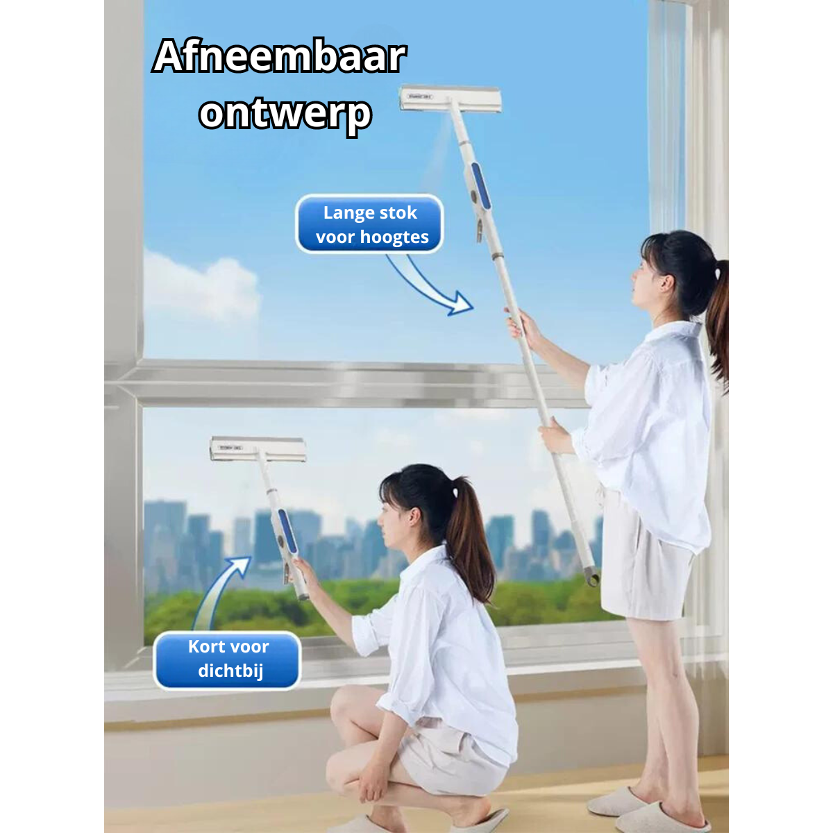 Functionele 3-in-1 Ramenwisser - ClearView