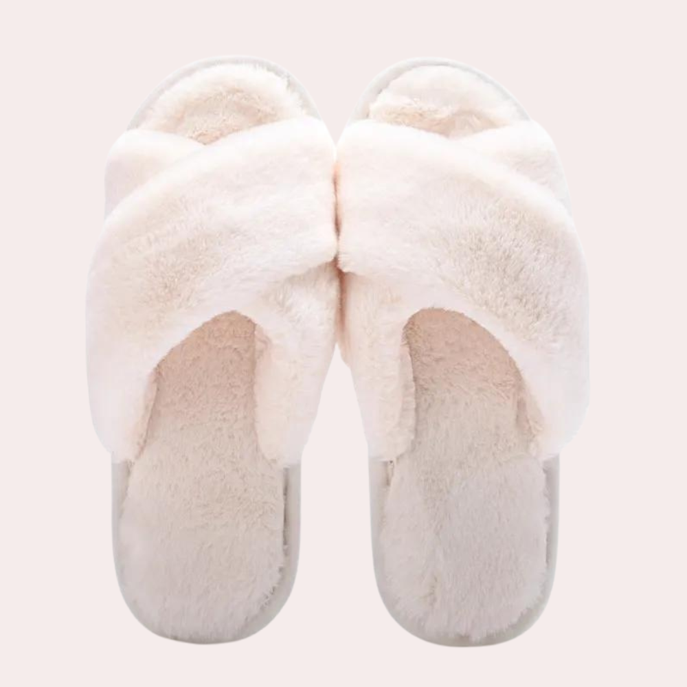 Warme Kruisband Pantoffels voor Dames - Maëlle