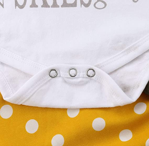Baby-outfit met tekst & broekje met ruches – Herfstmagie-set