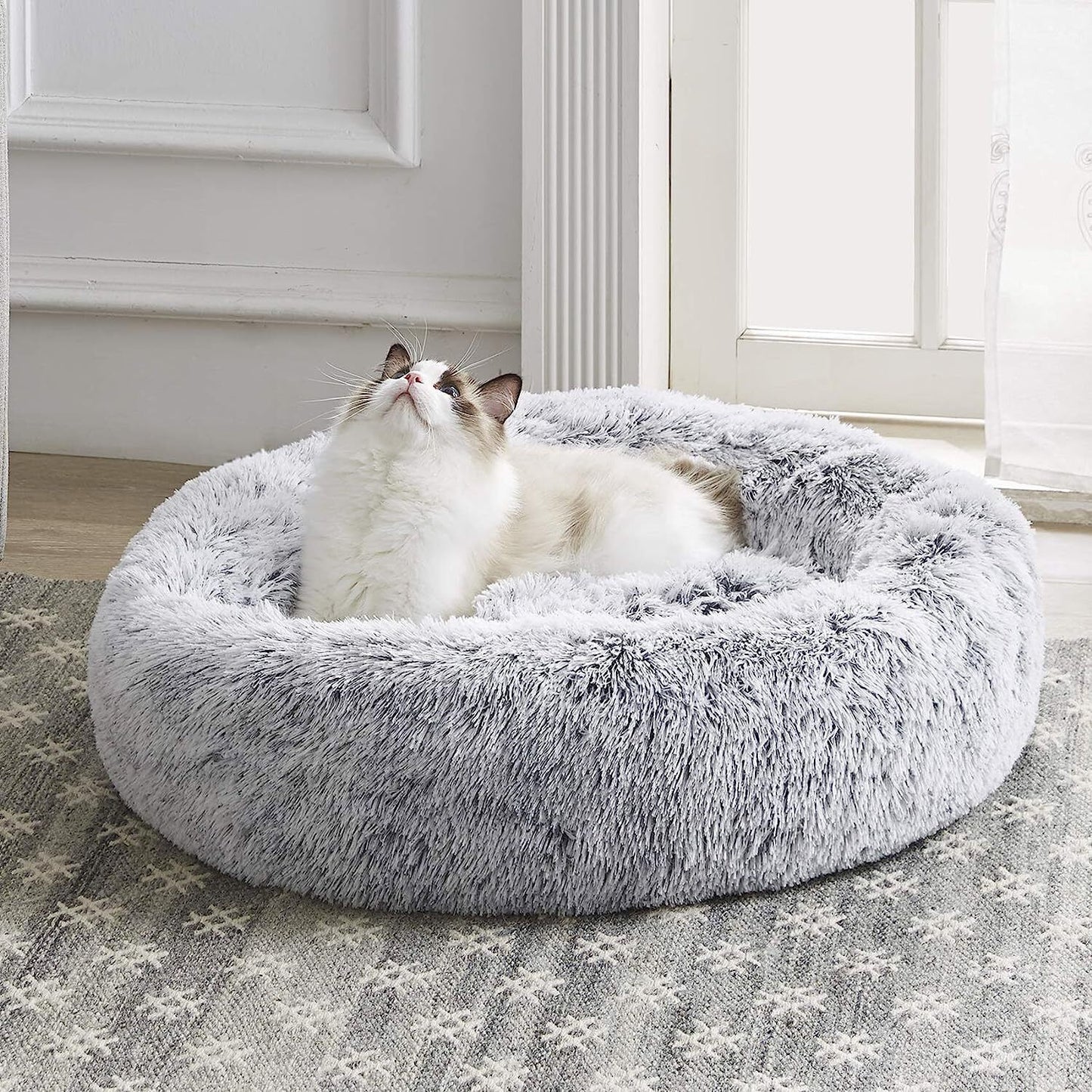 Pluchen Donut Huisdierenbed | Ideaal voor elke viervoeter