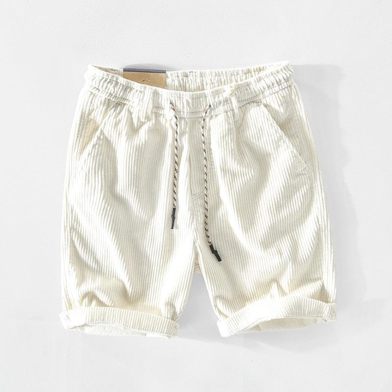 Zomer heren katoenen shorts met trekkoord – Leon
