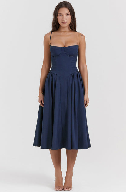 Zomerjurk met Sweetheart Halslijn – Elvira