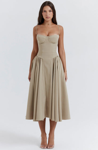 Zomerjurk met Sweetheart Halslijn – Elvira