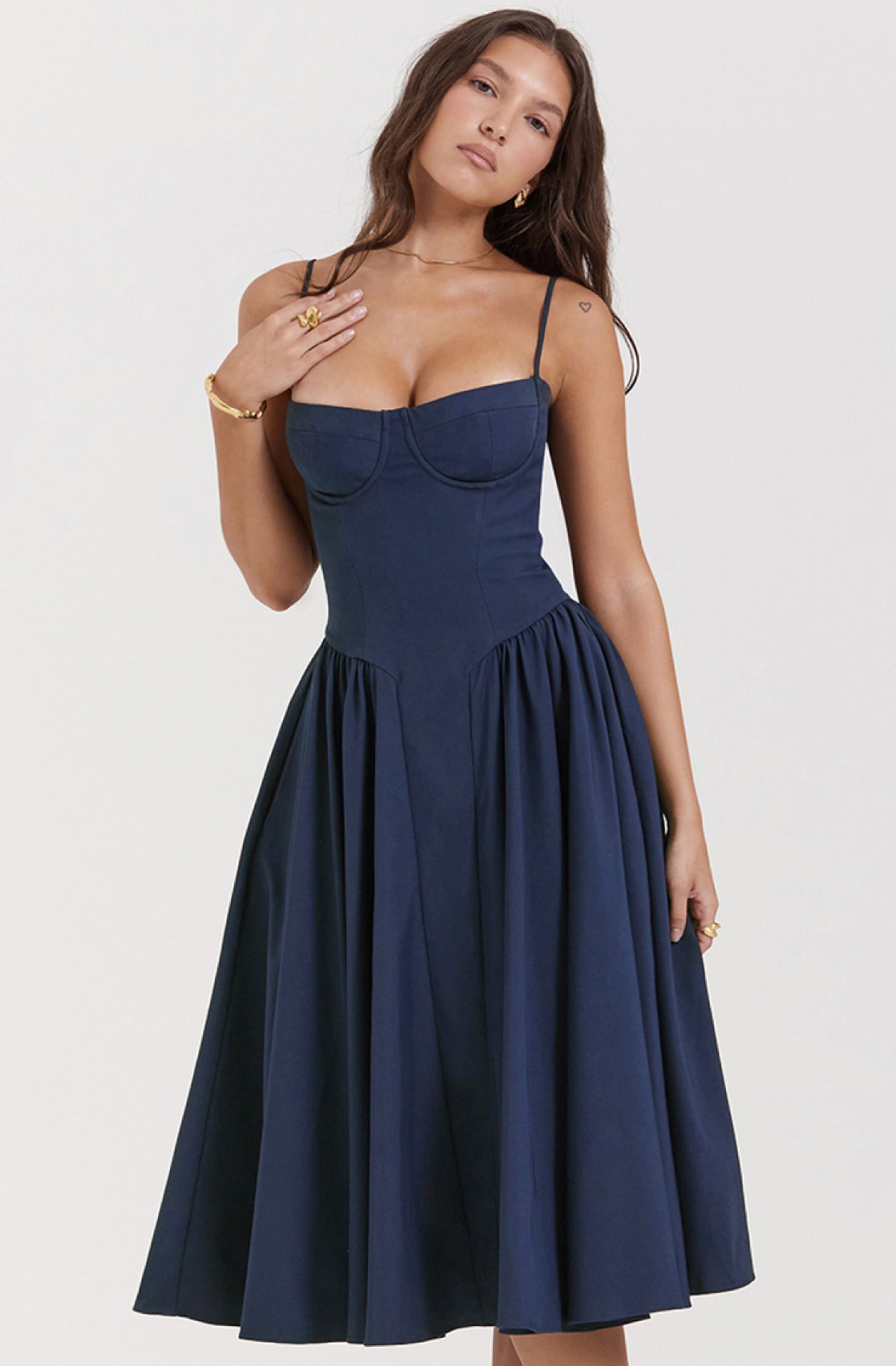 Zomerjurk met Sweetheart Halslijn – Elvira