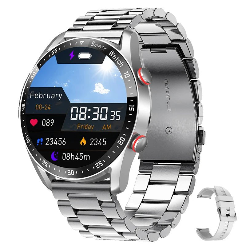 ECG & Hartslag Waterdichte Smartwatch met Bluetooth Bellen – Virex