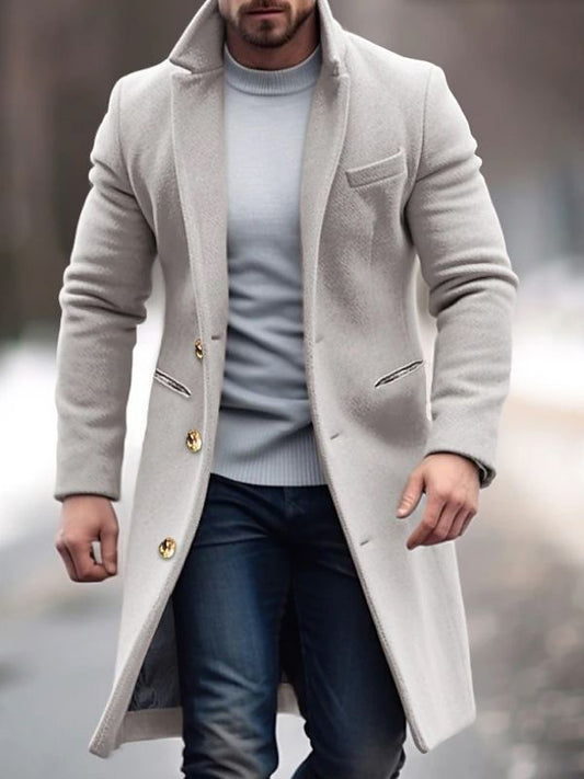 Heren Wolmix Jas voor Herfst & Winter – Adrian
