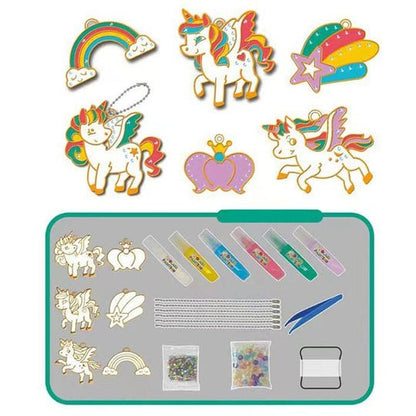 Creatief knutselpakket voor kinderen – fonkelende hangers zelf maken