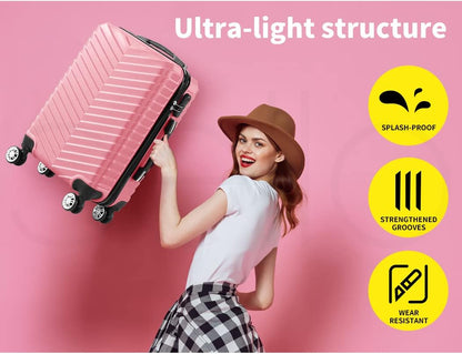 Hard Shell Handbagagekoffer met Slot & Spinnerwielen – Rosemont