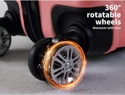 Hard Shell Handbagagekoffer met Slot & Spinnerwielen – Rosemont