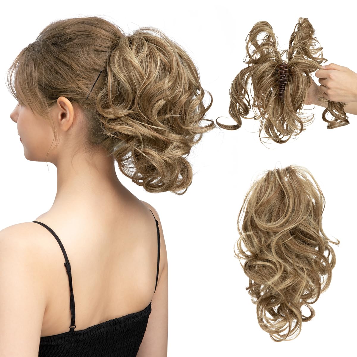 Krullende Paardenstaart Hairextension – Mira