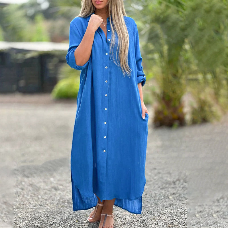 Luchtige Polo-Shirtjurk Dames – Marlene