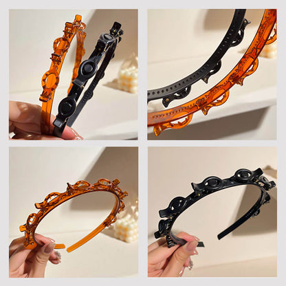 Gevlochten Haarband met Grip – Bibi