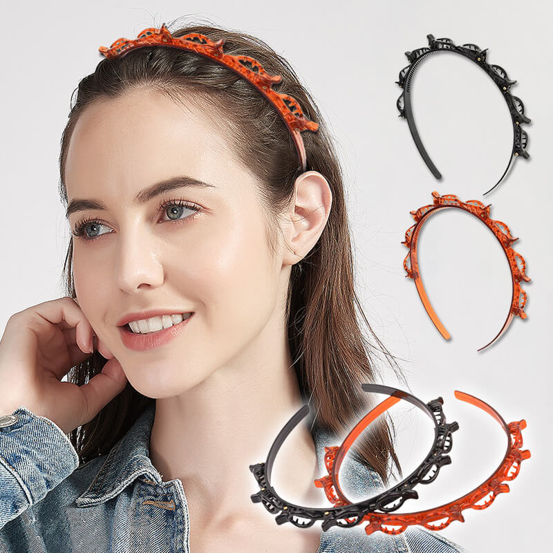 Gevlochten Haarband met Grip – Bibi