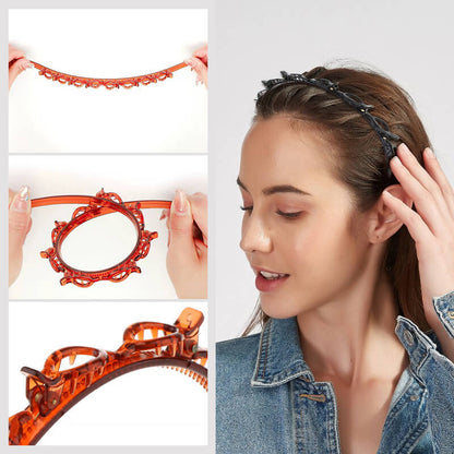 Gevlochten Haarband met Grip – Bibi