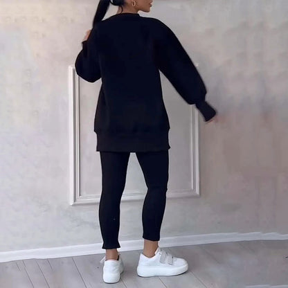 Casual Dames Set van Sweatshirt en Legging - Elena