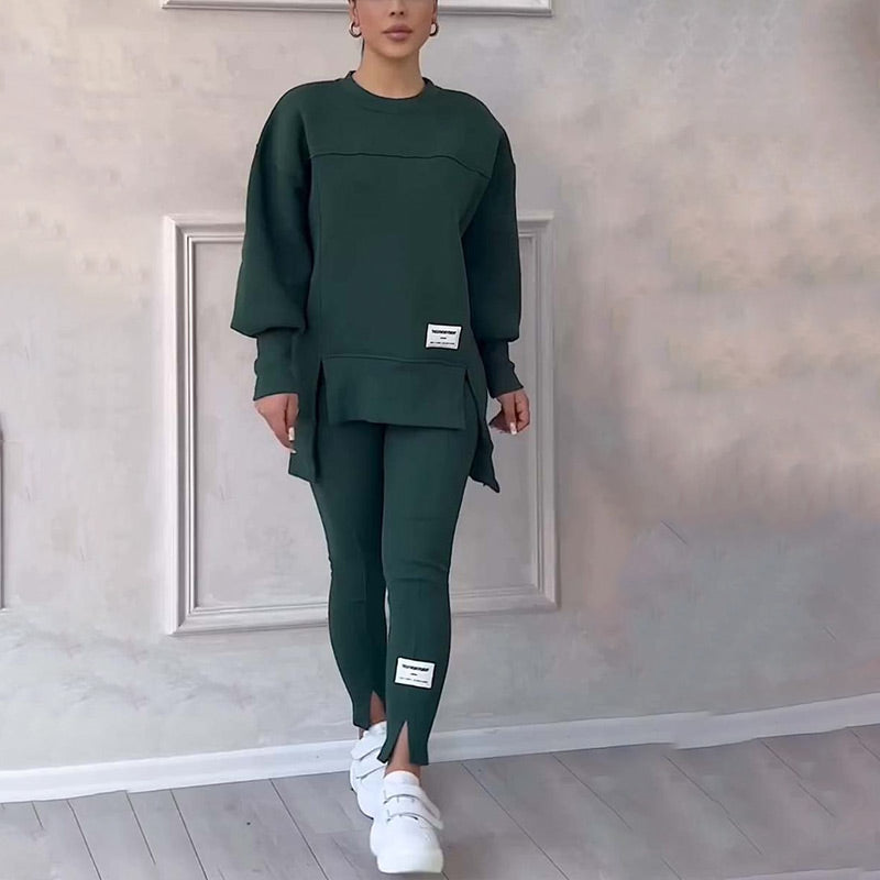 Casual Dames Set van Sweatshirt en Legging - Elena