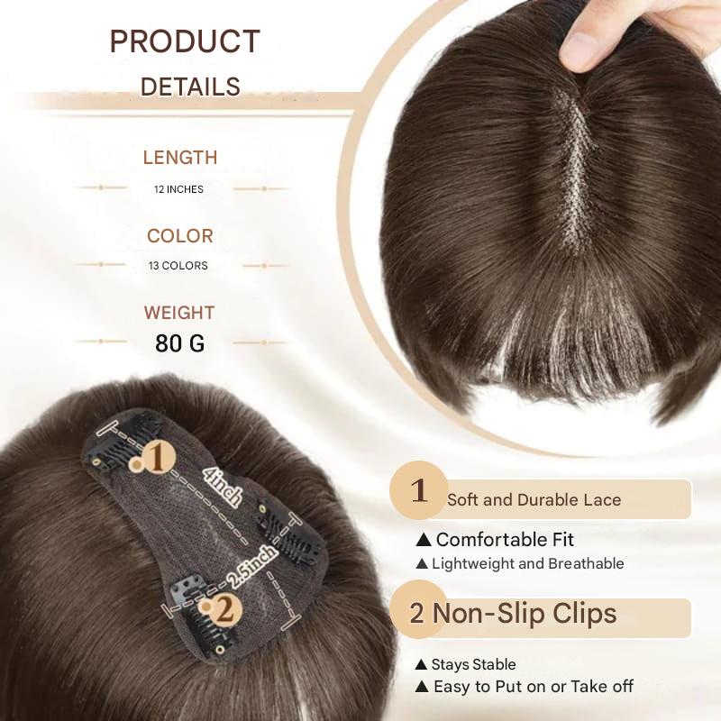 Clip-in Haarstuk met Pony – Livia