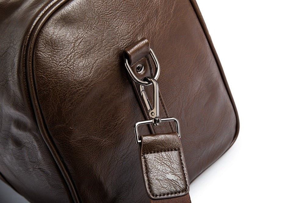 Grote Capaciteit Leren Reistas – Lichtgewicht & Duurzame Handbagage
