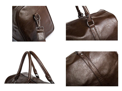 Grote Capaciteit Leren Reistas – Lichtgewicht & Duurzame Handbagage