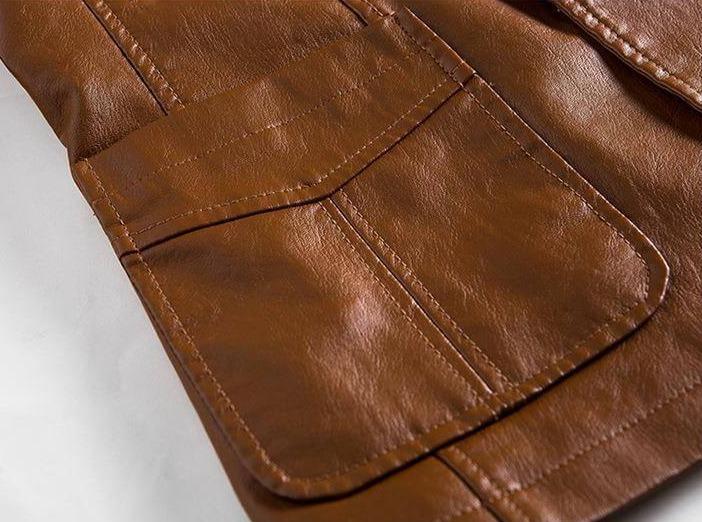 Heren Leren Blazer – Leonardo