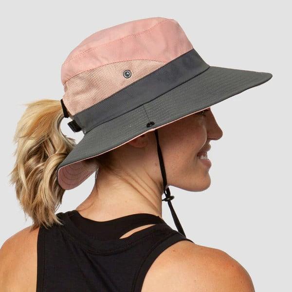 UV-zomerhoed met vizier – Vouwbare bucket hat