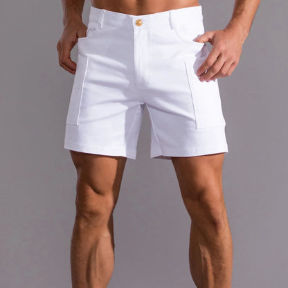 Heren Cargoshorts van stretch-katoenmix – Finn