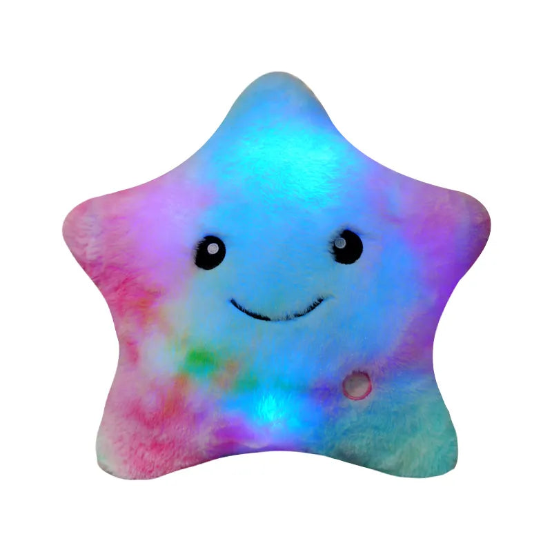 LED Verlichte Ster Knuffelkussen voor Kinderen - StarGlow
