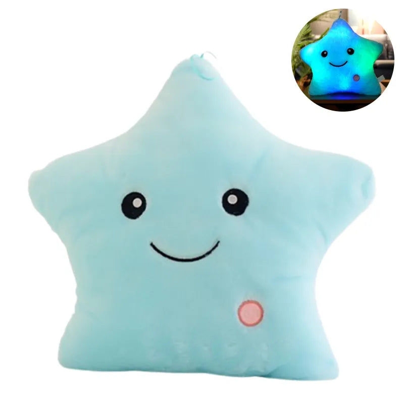 LED Verlichte Ster Knuffelkussen voor Kinderen - StarGlow