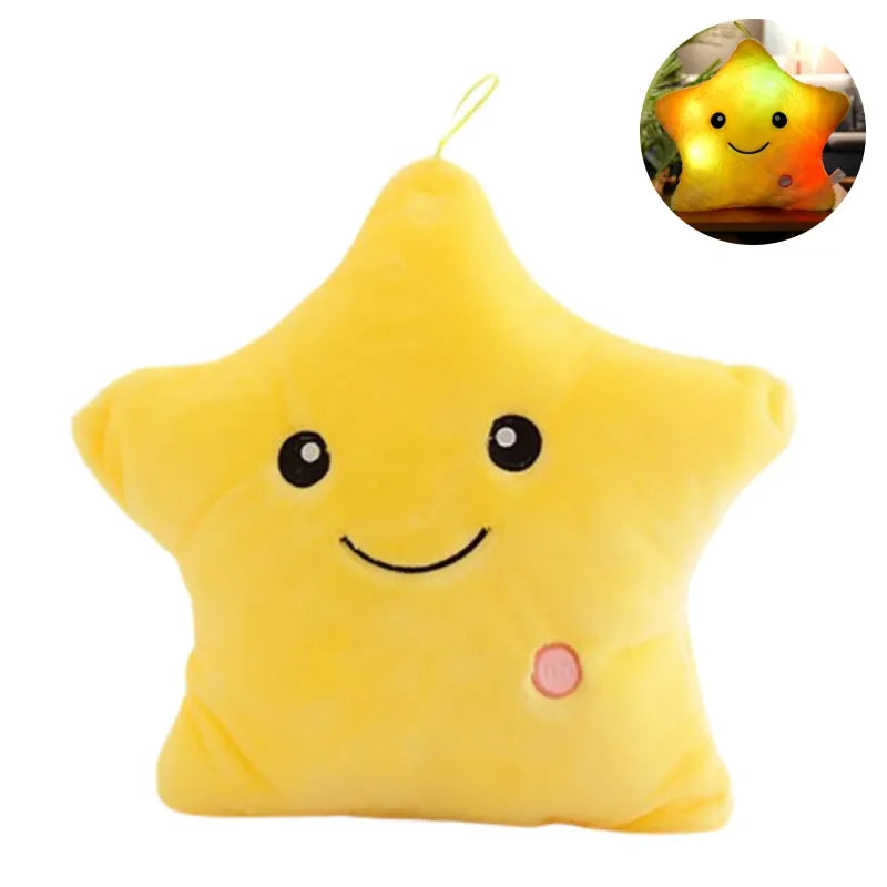 LED Verlichte Ster Knuffelkussen voor Kinderen - StarGlow