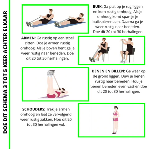 Fitness Weerstandband - FlexoTrainer