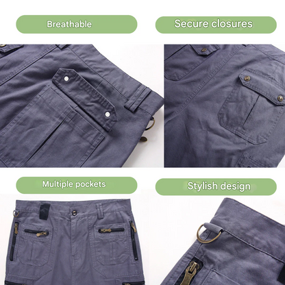 Sneldrogende outdoor cargoshorts voor heren – TrailFlex