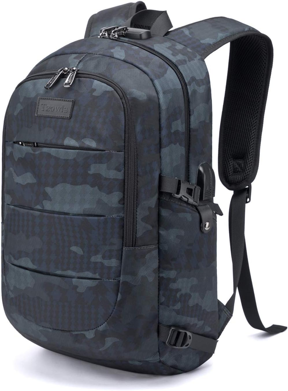 Extra Grote Anti-Diefstal Laptop- en Reisrugzak met USB-poort - 30–50L