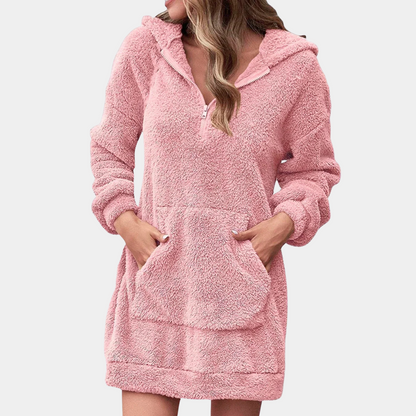 Zachte Warme Wintertrui met Ritssluiting voor Dames - Maëlle