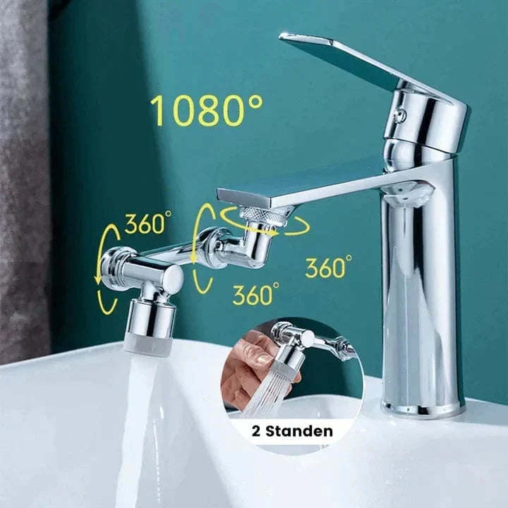 360° Draaibare Universele Kraan - FlexiFlow
